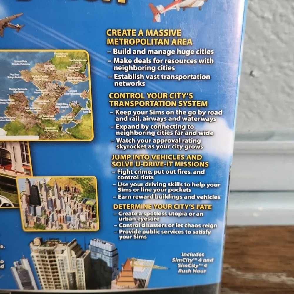 NWT Sim City 4 Deluxe Edition PC CD-ROM computer game